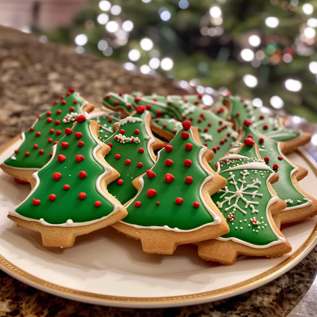 Christmas cookies decorations