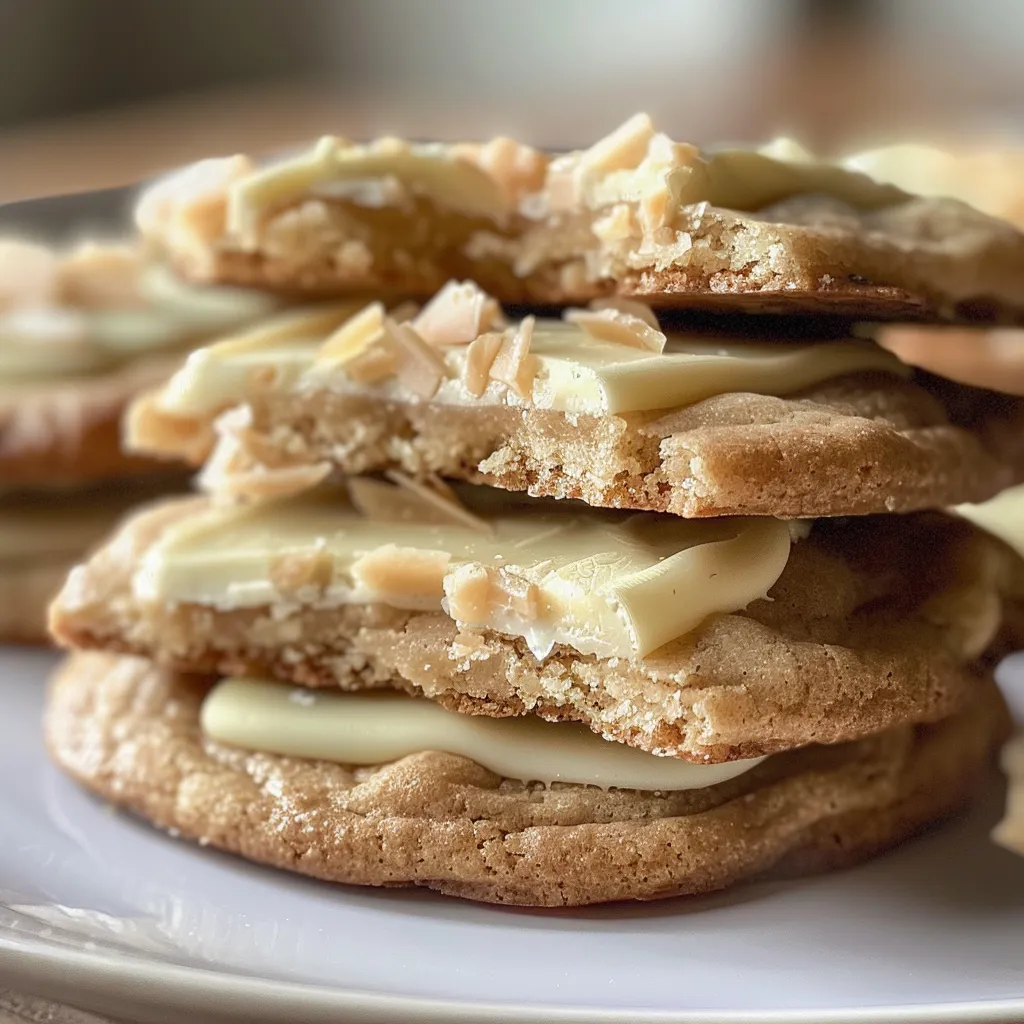 White Chocolate Dipped Chewy Maple Cookies for Christmas