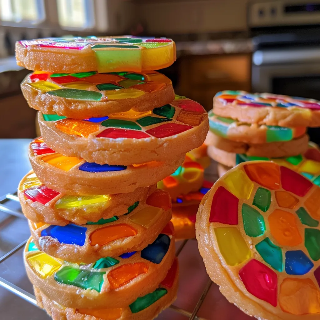 Easy Stained Glass Cookies
