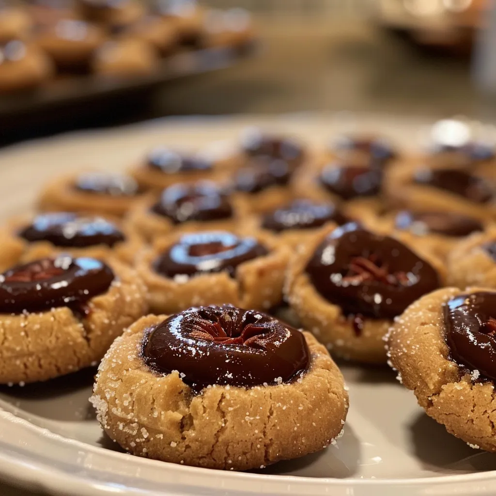 Chocolate Thumbprint Cookies - In Bloom Bakery