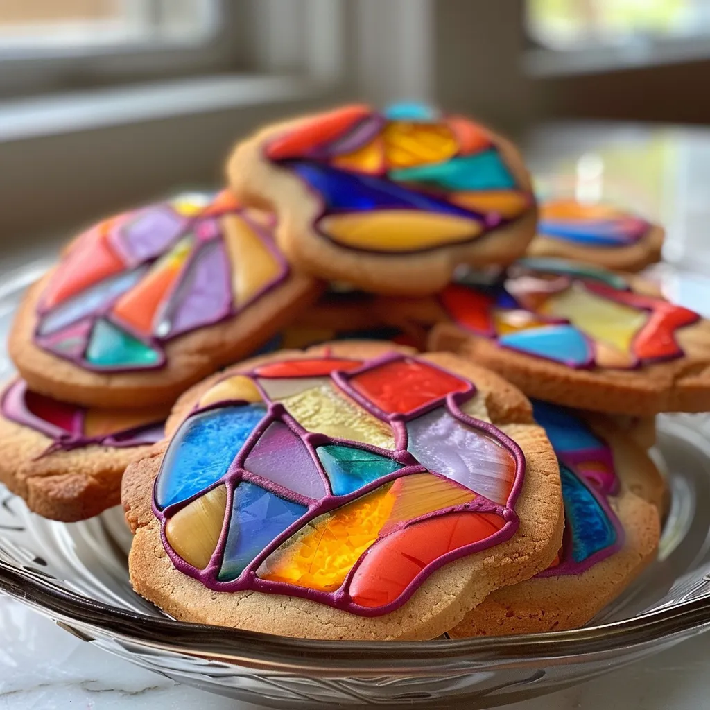 Easy Stained Glass Cookies
