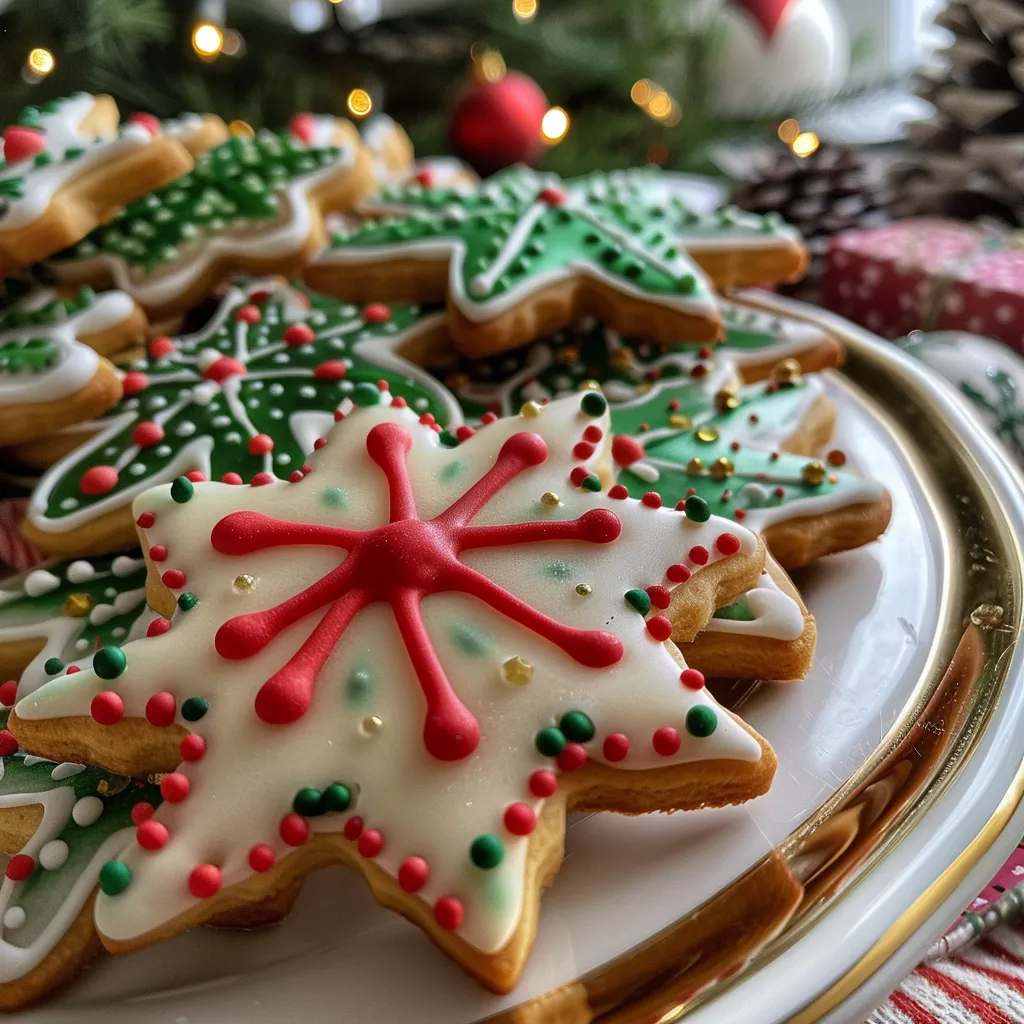 Christmas cookies decorations