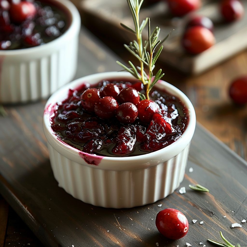 A beautifully arranged assortment of cranberry desserts on a wooden table.